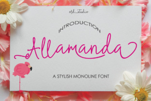 Allamanda: A Modern Handwritten Font