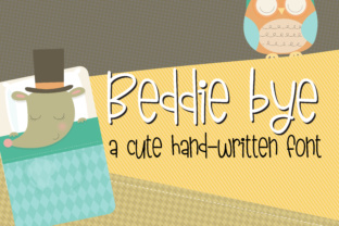 Beddie Bye: A Whimsical Font for Creative Projects