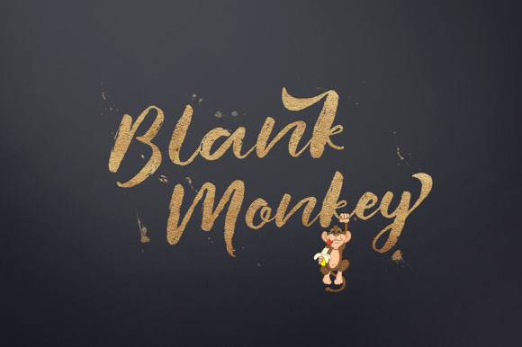 Blank Monkey: A Handwritten Font for Elegant and Relaxed Design