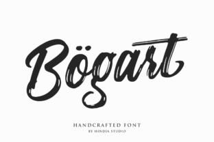 Bogart and Bogart: A Fresh, Brush-Stroke Font for Creative Expression