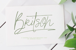 Britson: A Fun, Relaxed Font for a Summer Vibe