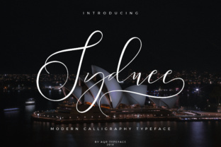 Discover the Elegance of Sydnee: A Feminine Script Font for Stunning Designs