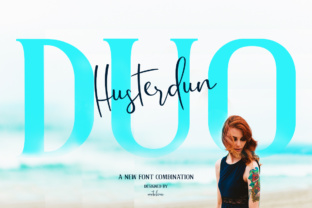Husterdun: A Stylish Font Duo for Elegant Designs