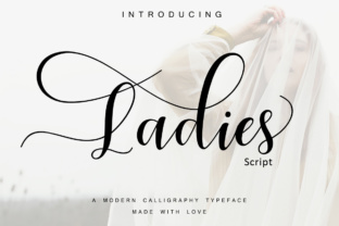 Ladies: A Modern Calligraphy Script Redefining Visual Expression