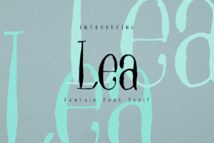 Lea: A Versatile Serif Font for Creative Expression