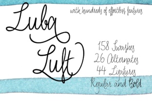 Luba Luft Bold: A Stylish Script for Everyday Use