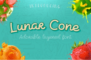 Lunar Cone: A Cutesy Font for Eye-Catching Designs