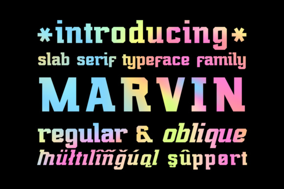 Marvin Regular: A Bold and Reliable Font for Every Project