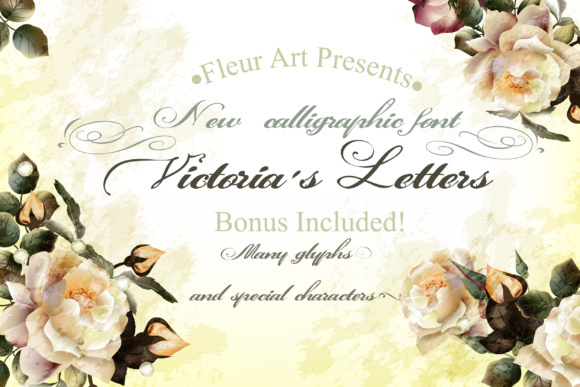 Victoria s Letters: A Timeless Script for Period and Retro Designs