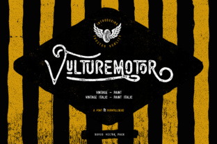 Vulturemotor: The Handmade Font That Brings Character to Your Designs