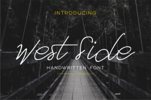West Side: A Contemporary Script Font for Elegant Design Workflows