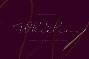 Wheelie: A Script Font That Elevates Design with Elegance